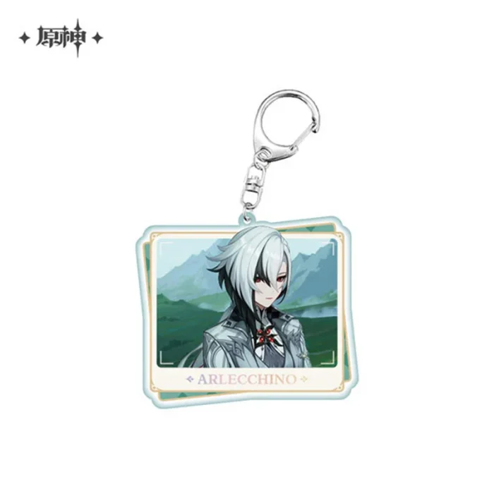 Genshin Impact - Acrylic Keychain - Arlecchino - 68 x 63mm